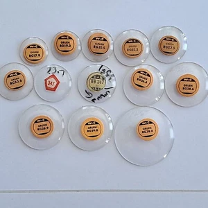 GRUEN ROUND GLASS CRYSTALS for vintage Gruen wristwatches - Picture 1 of 2