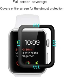 Apple iwatch Series 5 4 38/40/42/44 MM Protector full Screen 3D protection film - Picture 1 of 5