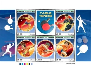 2025 04 - SIERRA LEONE - PING PONG 5V set completo MNH **A - Foto 1 di 1