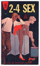 Vintage 2-4 Sex Pulp Paperback (1960) Adam Snavely Kozy Books K-1-101