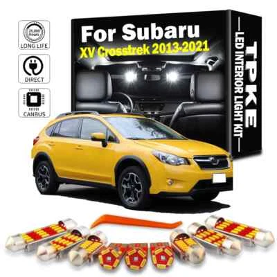 Kit de luces domo mapa interior LED Canbus 8 piezas para Subaru XV Crosstrek 2013-2021 Foto 1 de 4