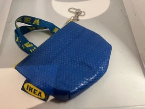 Neue IKEA KNOLIG Schlüssel & Münzbörse klein blau, Mini Frakta Tasche Reissversc - Bild 1 von 4