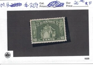 Canada #209 Mint (hinged) Postage Stamp CV $20.00 USD - Picture 1 of 2