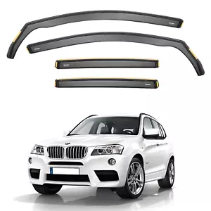 ISPEED Wind Deflectors for BMW X3 F25 2010-2017 5-Door SUV 4pc Set Accessories - Picture 1 of 9