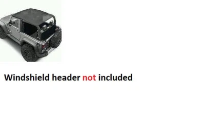 Top de malla extendida Smittybilt 94100 2007-2009 2 puertas para Jeep Wrangler JK Foto 1 de 3