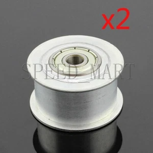 Polea loca lisa de 2 piezas con orificio cojinete de 12 mm para correa de distribución HTD5M de ancho de 15 mm - Imagen 1 de 5