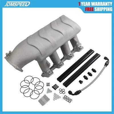 Colector de admisión EFI LS Hi-Ram multipuerto se adapta a Chevy GM LS3 L92 bloque pequeño 92 mm Foto 1 de 4