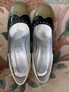 Massimo Baldi laquered leather shoes size 7 1/2 made in italy - Picture 1 of 8