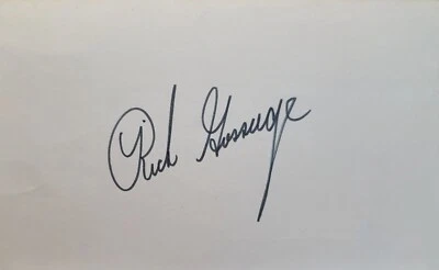 Goose Gossage HOF New York Yankees signed 3x5 index card PSA COA J63497 - Image 1 of 3