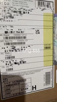 1PCS Cisco Enterprise network switch C9300X-12Y-A new via FedEx or DHL - Image 1 of 2