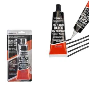 PASTA NERA SIGILLANTE SILICONE NERO ALTA TEMPERATURA RTV AUTO GUARNIZIONI MOTO - Foto 1 di 3