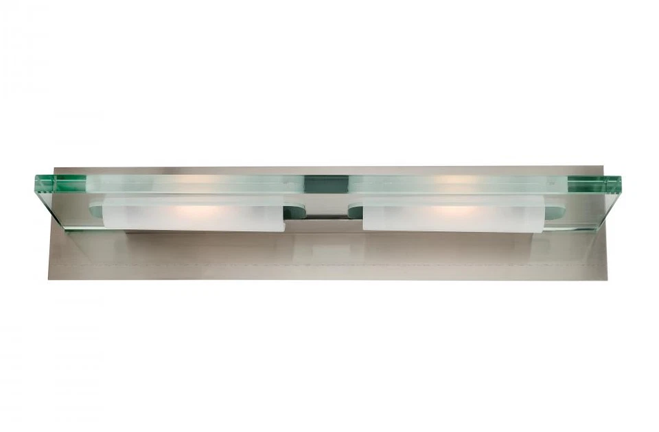 Access Lighting 62092-BS Phoebe Two Light Vanity,Brushed Steel Finish - Image 1 of 1