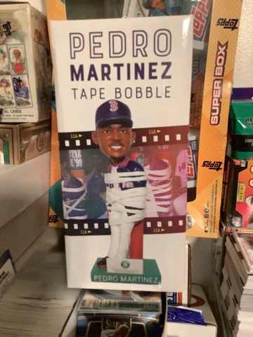 PEDRO MARTINEZ Boston Red Sox 1999 All-Star Game Taped To Pole Bobblehead NEW! Cover