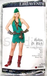 Disfraz Robin D Rich Hood, Estilo 83585, Mujer Adulta 6 Piezas, Talla S/M - Imagen 1 de 1