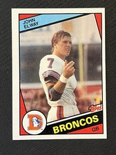 1984 TOPPS JOHN ELWAY ROOKIE CARD