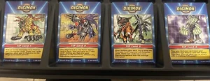 Digimon Digi Battle Taco Bell Promo Tip Cards Full Set of - Picture 1 of 1