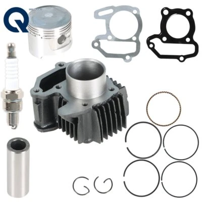 Cylinder Kit Piston Ring Gasket for Yamaha Badger 80 YFM80 Moto-4 Raptor 80cc US - Image 1 of 4