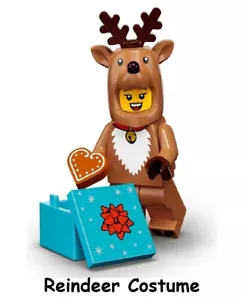 LEGO Series 23 71034 Collectible Minifigure Reindeer Costume #4 Santa NEW SEALED - Picture 1 of 2