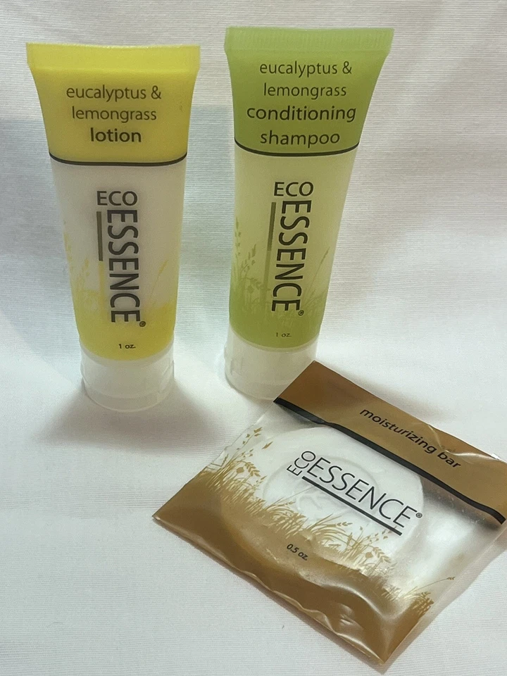 Travel Size Conditioning Shampoo Lotion, Moisturizing Bar by Eco Essence New Foto 1 de 1