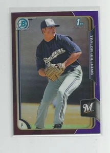 2015 Bowman Cromo Taylor Williams Viola Rifrattore 068/250 - Foto 1 di 1