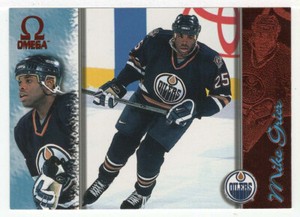 Mike Grier - Edmonton - Copper (Hockey Card) 1997-98 Pacific Omega # 90 MT