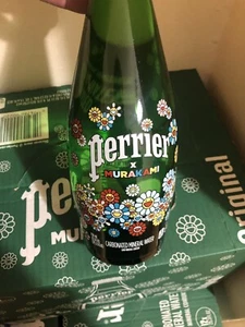 Takashi Murakami Perrier Glass Bottle (Brand New) - Picture 1 of 6