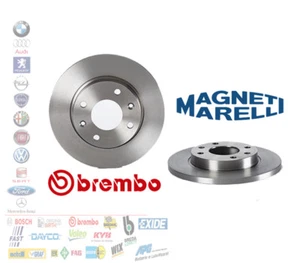COPPIA KIT DISCHI FRENO POSTERIORI CITROEN BERLINGO C2 C3 PEUGEOT 307 08971910 - Imagen 1 de 3