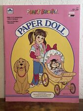 Punky Brewster Paper Dolls 1986 Vintage Uncut Book Is Worn A Golden Book NBC Inc