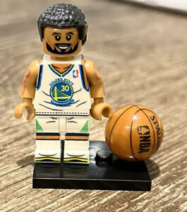 Stephen Curry building block mini figure Golden State Warriors