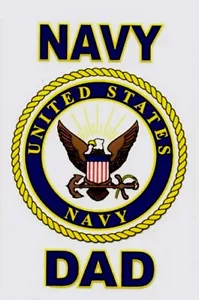 Navy Dad Decal - Picture 1 of 1