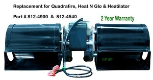 QUADRAFIRE PELLET [PP7325]  ROOM AIR CONVECTION BLOWER   812-4900, 812-4540 - Picture 1 of 2