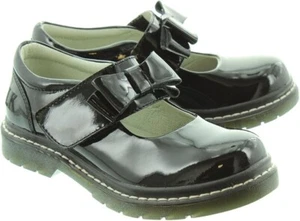 Lelli Kelly Miss LK Tracy School Shoes Size UK 6 EU39 Black Patent Leather - Picture 1 of 4