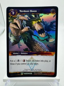 World of Warcraft TCG Foil Promo Throne of the Tides Verdant Boom - Imagen 1 de 1