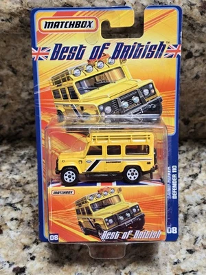 Matchbox British Land Rover 110 Defender Yellow 4x4 Safari Model NEW VTG 2007 - Image 1 of 4