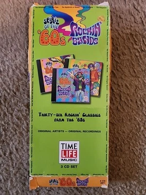 SPIRIT OF THE 60S - ROCKIN' BANDS - 3-CD BOX SET - TIME LIFE  - Image 1 of 4