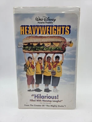Heavyweights VHS 1996 Clam Shell Walt Disney VCR Vintage 90's Stiller Family Foto 1 de 3