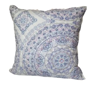 London kaye Quilted Paisley Pillow - Picture 1 of 2