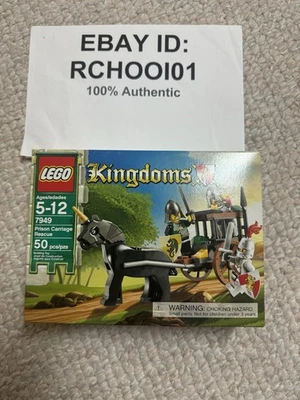 LEGO Castillo Reinos 7949 Prisión Carruaje Rescate Nuevo en Caja Foto 1 de 2