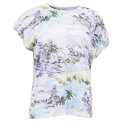 Saint Laurent Hawaiian Top In Cotton Women Multicolor S - Image 1 of 4