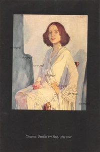 Ballerina - Fritz Erler - 1930 - Stampa artistica storica ~16x25cm - Foto 1 di 1