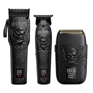 Cortapelos y recortadora de barba profesional inalámbrica para hombre y afeitadoras eléctricas... - Imagen 1 de 8