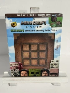 A Minecraft Movie (Blu-ray + DVD + Digital) Collector’s Crafting Table Edition - Picture 1 of 3