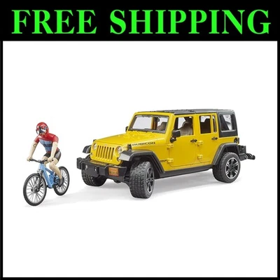 Jeep Wrangler Rubicon Playset with Mountain Bike - Image 1 of 4