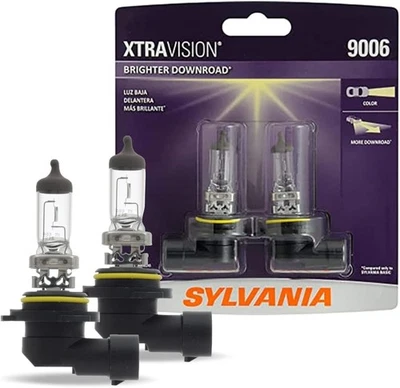 SYLVANIA - 9006 XtraVision - Faro halógeno de alto rendimiento negro, transparente  Foto 1 de 4
