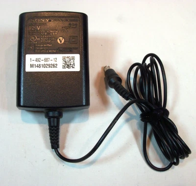 OEM Genuine Sony AC-M1208UC AC Power Supply Adapter 12V 0.8A DVD/Blu-Ray Player - Image 1 of 2