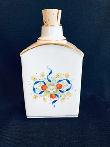 Hochst Tea Caddy Hand Painted Porcelain Strawberries and Bows New - Picture 1 of 12