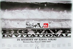 2006 Mint Original Eddie Aikau Waimea Hawaii Big Wave Surfing Contest Poster - Picture 1 of 2