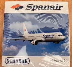 Schabak Diecast 1:600 Spanair Airbus A321 - Still Sealed MIB (3551487) - Picture 1 of 2