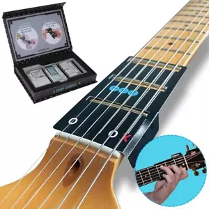 GUITAR CARD CHORDS - Apprendre la guitare en minutes édition Deluxe - Convient à toutes les guitares - Photo 1/11
