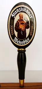 Franziskaner Weissbier Hefe Weiss Monk Beer Tap Handle New - Picture 1 of 5